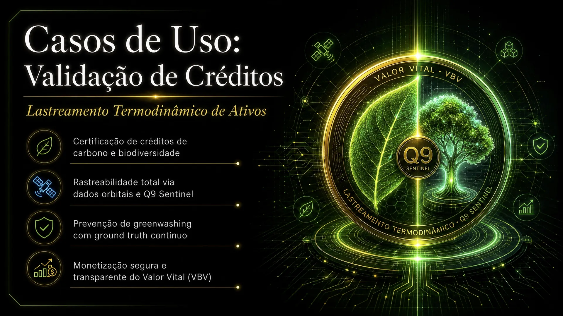 Validação de Créditos — Lastreamento Termodinâmico de Ativos