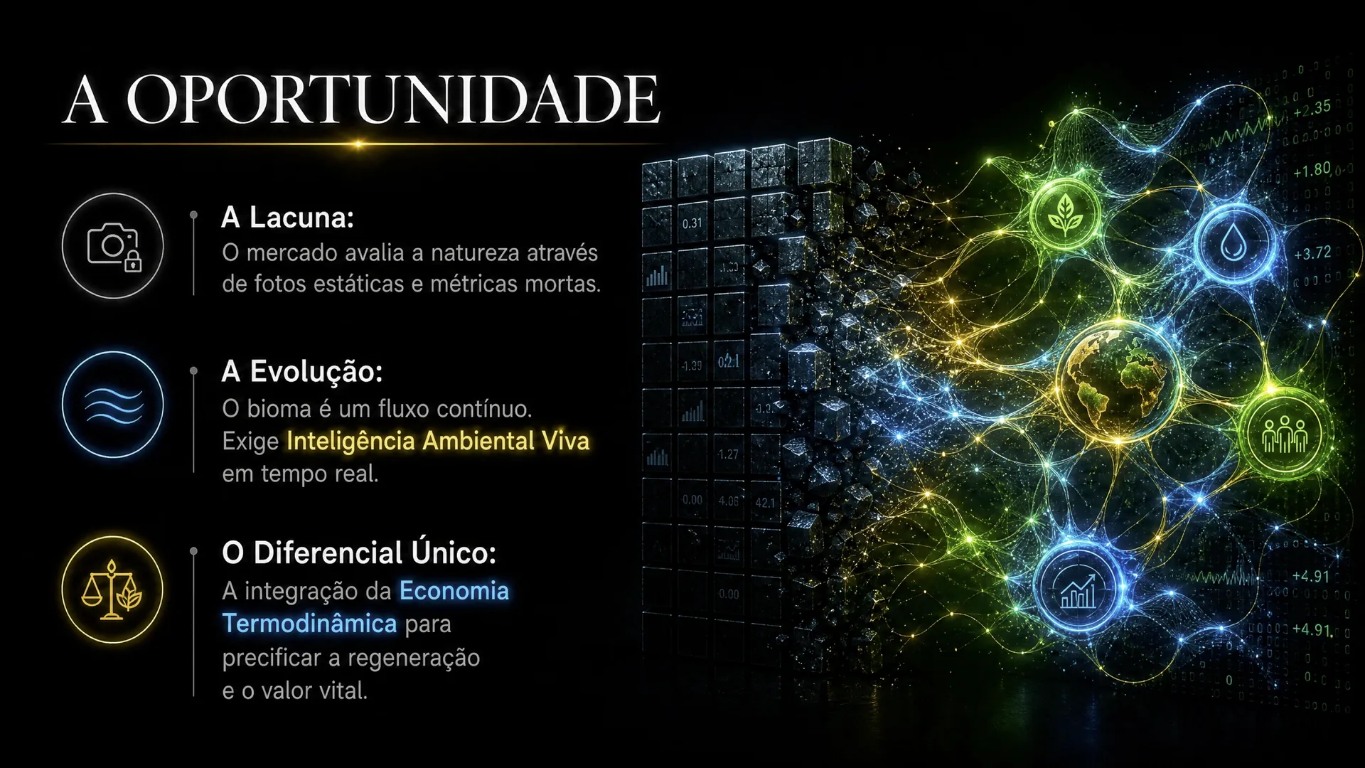 A Oportunidade — A Lacuna, A Evolução e o Diferencial Único
